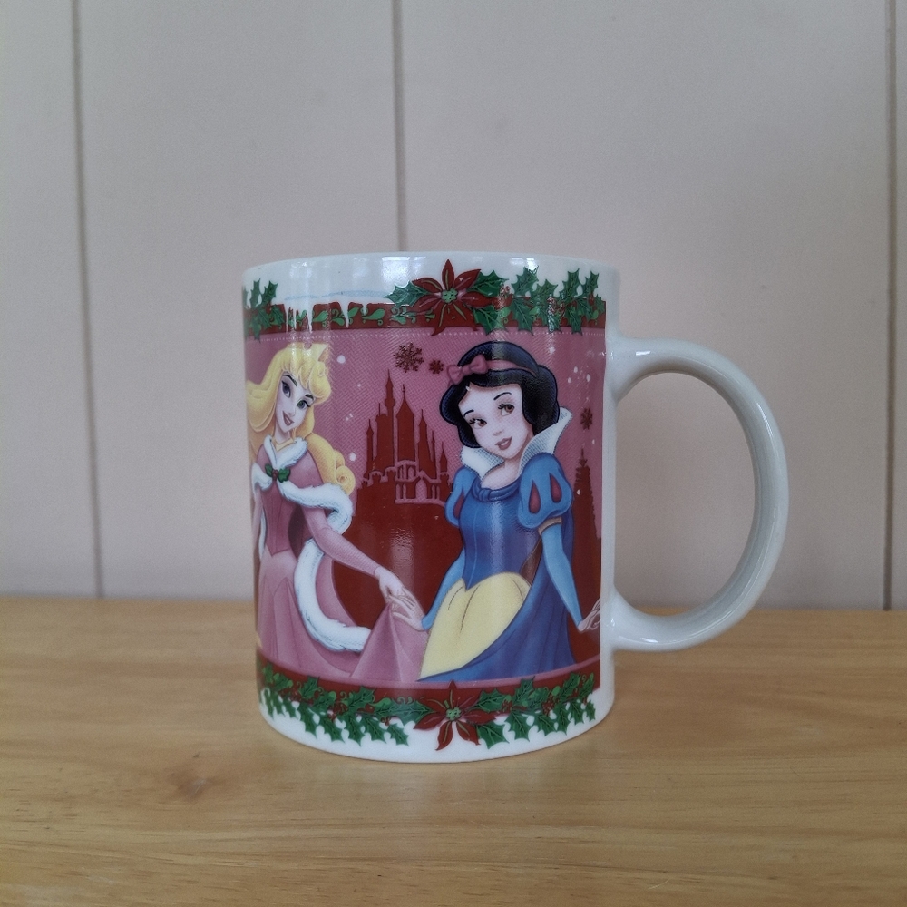 Disney Princess Christmas Mug Winter Themed Mug